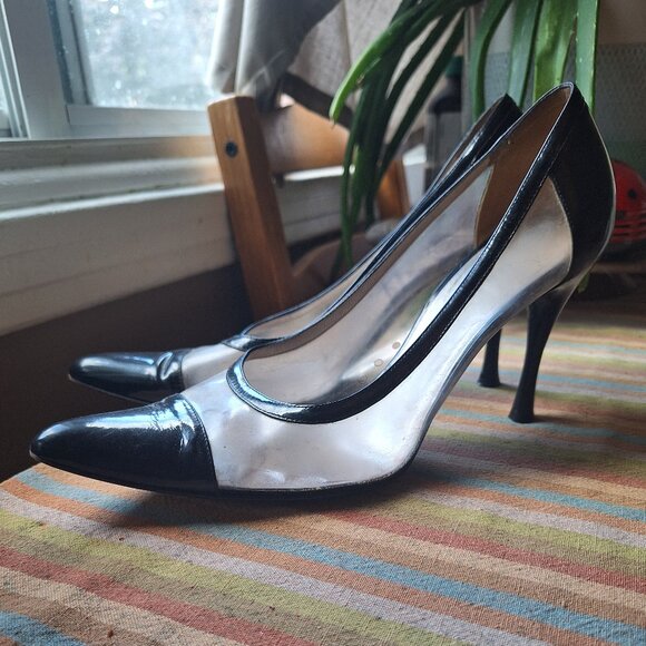 Giorgio Armani leather heels - Picture 1 of 7